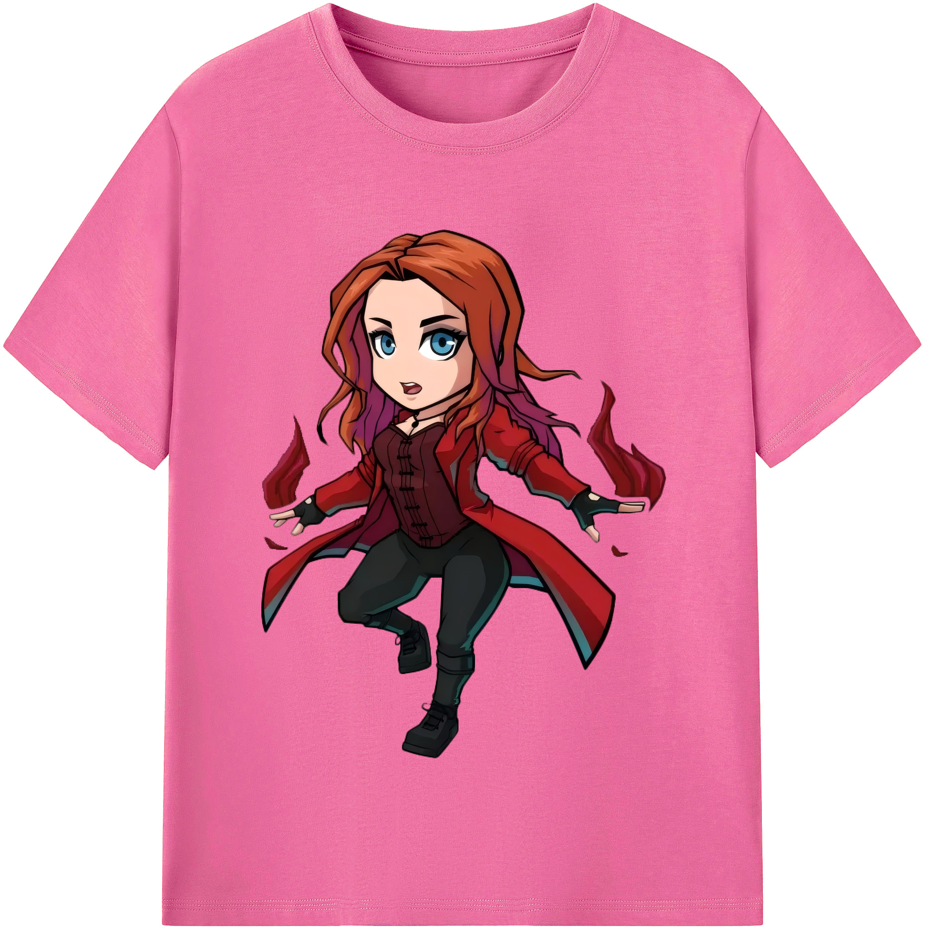 （画像用） アベンジャーズ The Avengers レディースカジュアルプリントTシャツ（綿100％）